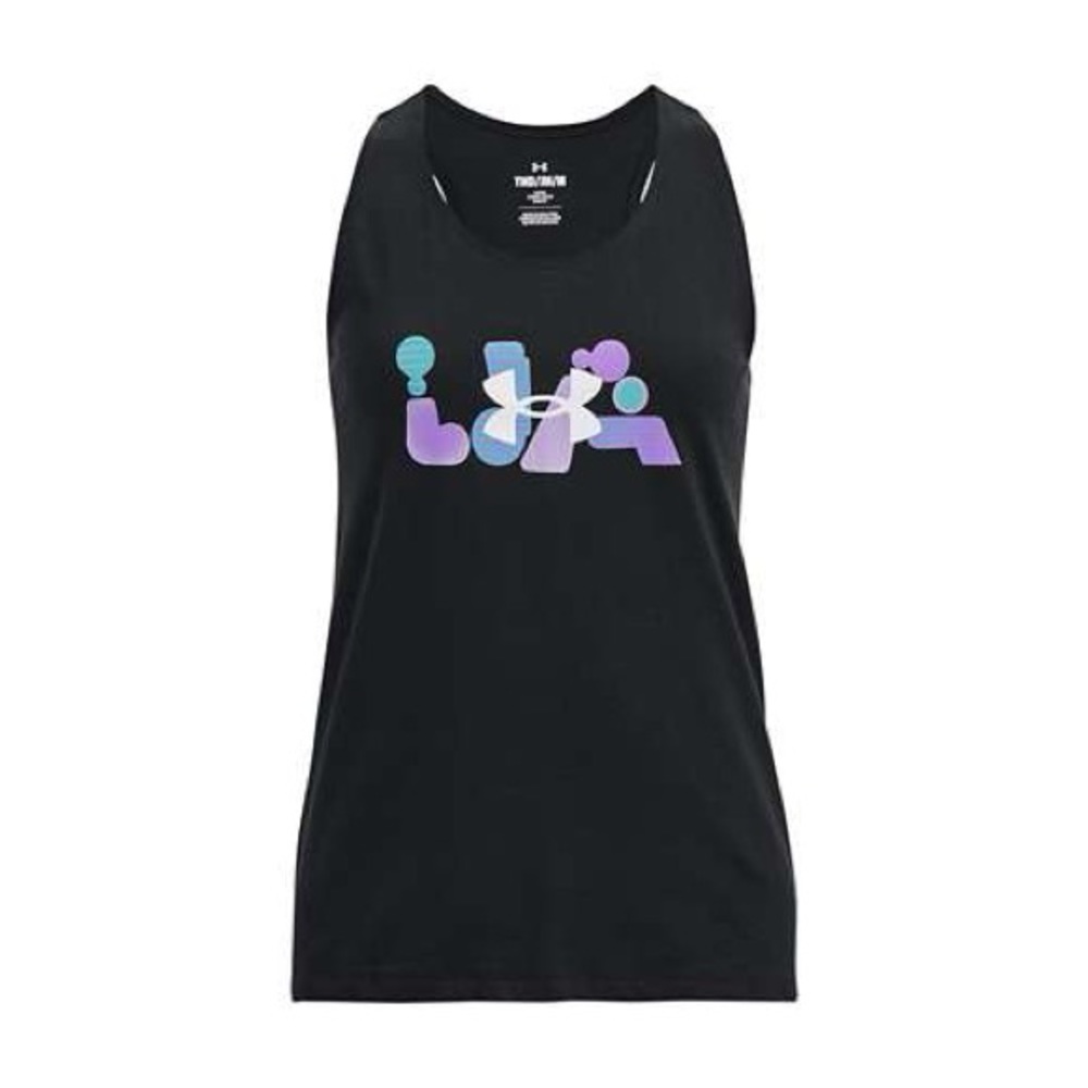Girls' Under Armour Bubble Abbreviation Tank Top
